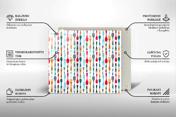 Protector encimera Ilustración de cuchara