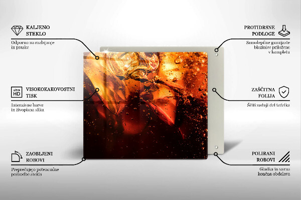 Protector encimera Bebida de cola con hielo