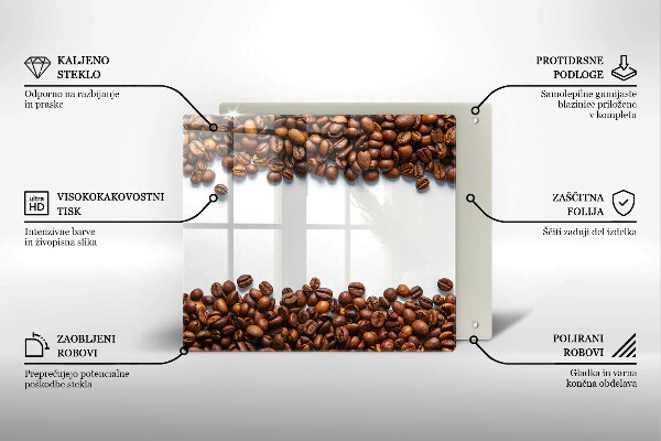 Protector encimera Granos de café