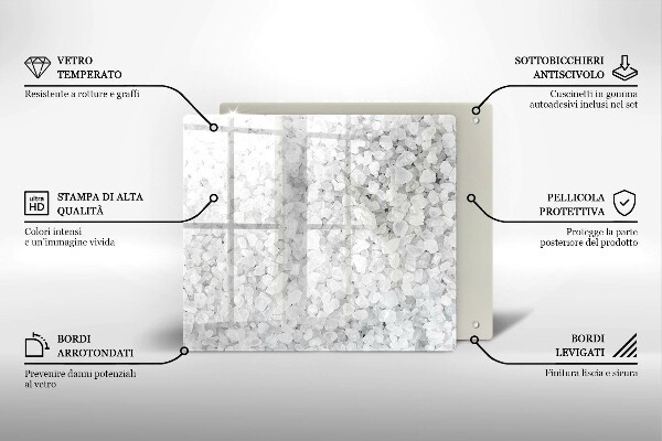 Protector encimera Cristales de sal