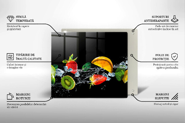 Protector encimera Frutas en agua