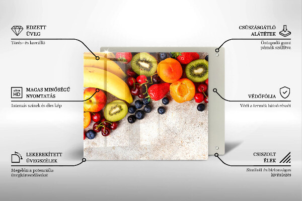 Protector encimera Frutas navideñas