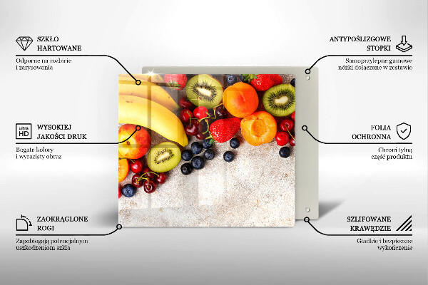 Protector encimera Frutas navideñas