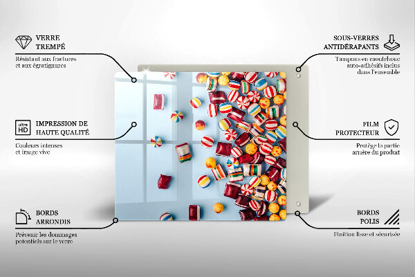 Protector encimera Caramelos de colores