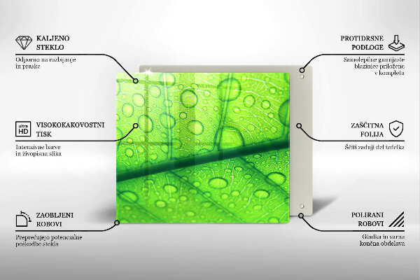 Protector encimera Primer plano de una hoja