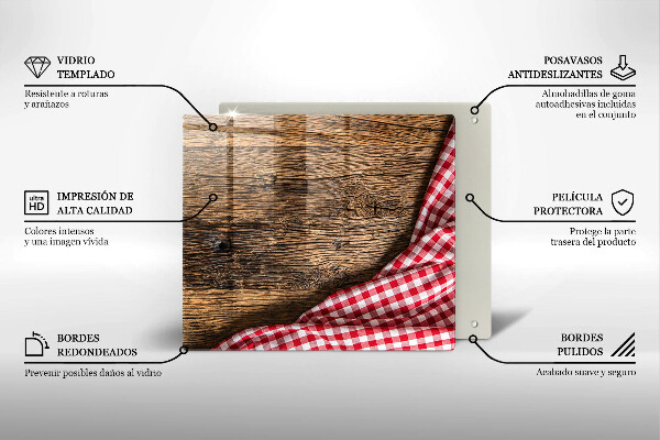 Protector encimera Mesa de madera