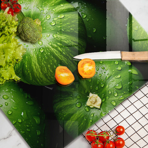 Protector encimera Calabazas verdes