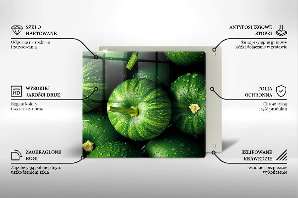 Protector encimera Calabazas verdes