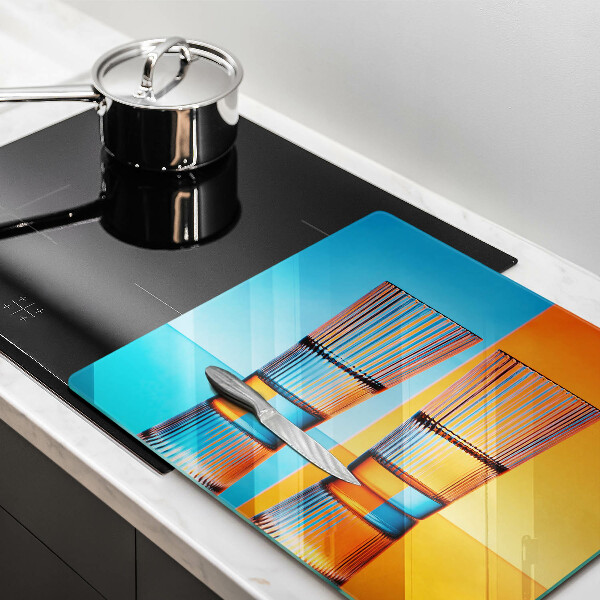 Protector encimera Dos vasos de agua