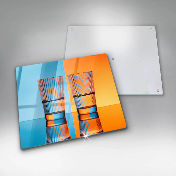 Protector encimera Dos vasos de agua