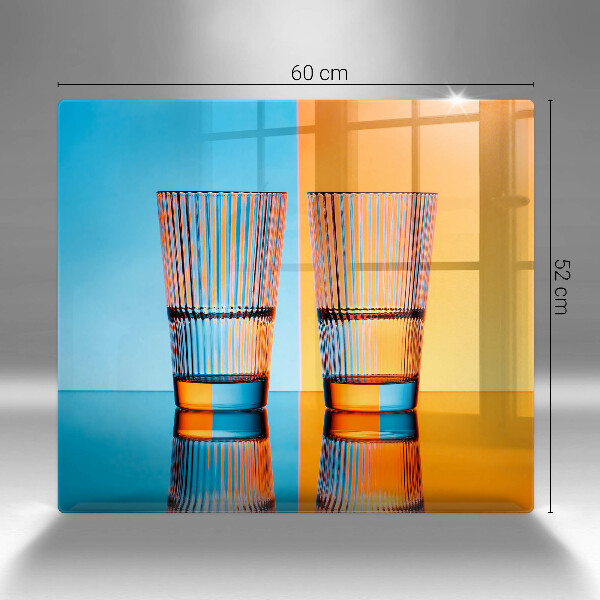 Protector encimera Dos vasos de agua