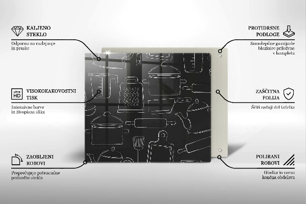 Protector encimera Accesorios de cocina de dibujos animados