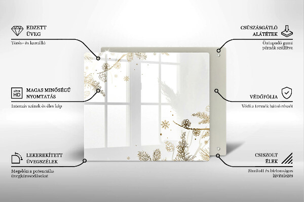 Protector encimera Decoraciones de invierno