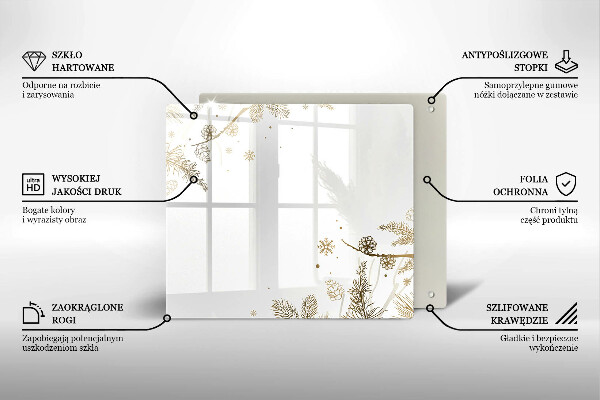 Protector encimera Decoraciones de invierno