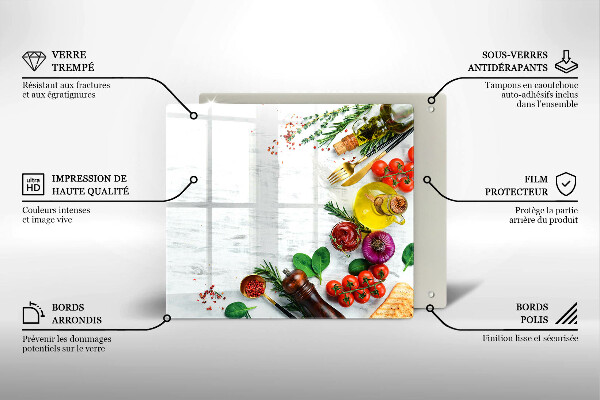 Protector encimera Verduras y especias