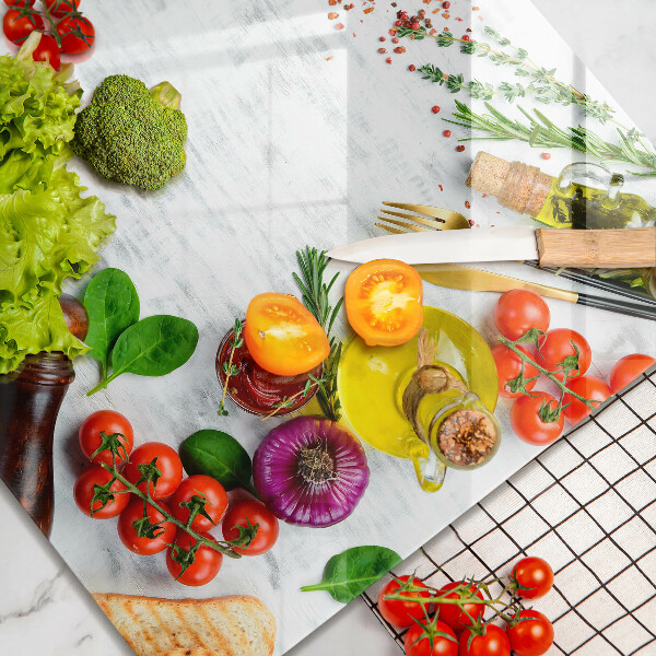 Protector encimera Verduras y especias