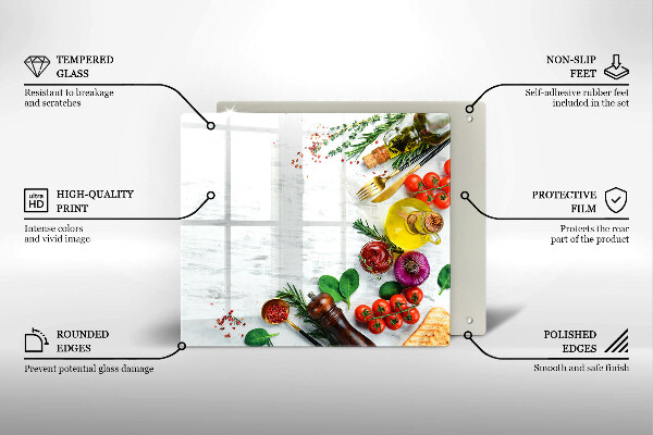 Protector encimera Verduras y especias