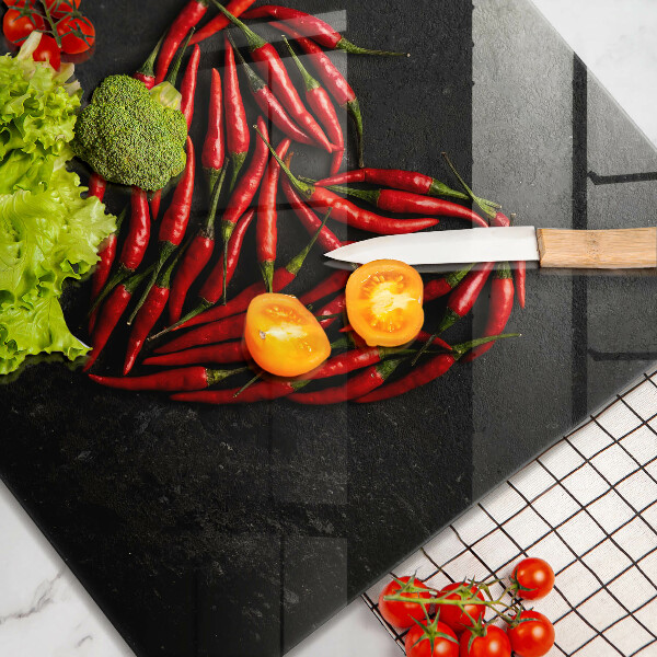 Protector encimera Corazón de ají