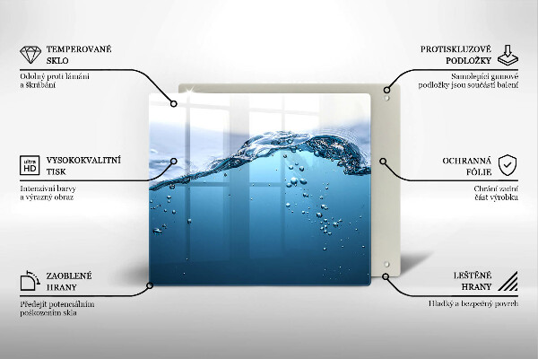 Protector encimera Agua azul