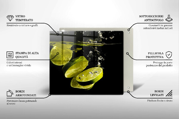 Protector encimera Limas en agua