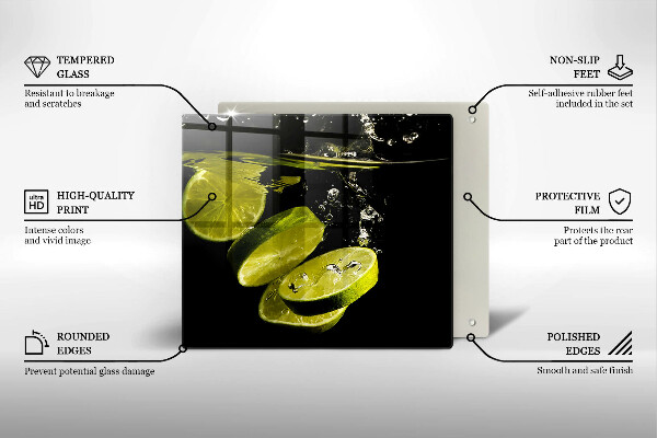 Protector encimera Limas en agua