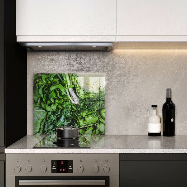 Protector encimera Vegetales verdes