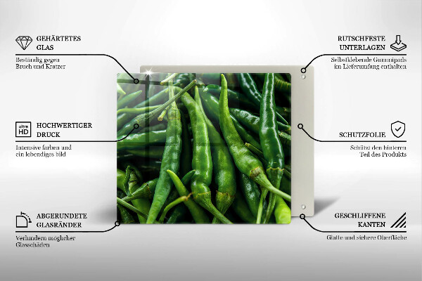 Protector encimera Vainas de guisantes