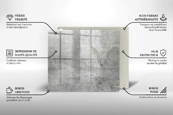 Protector encimera Textura de hormigón