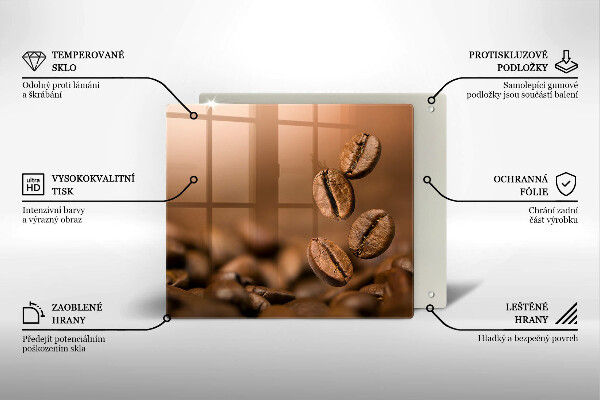 Protector encimera Granos de café