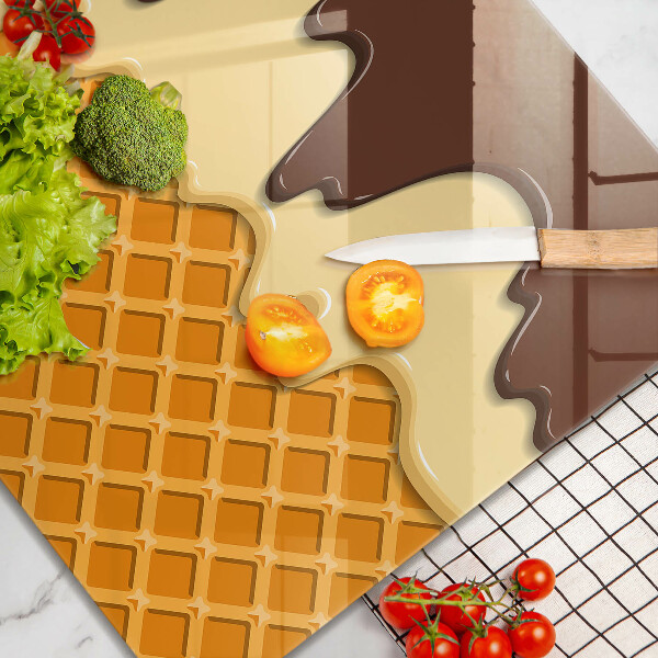 Protector encimera Ilustración de cono de helado