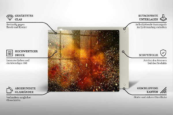 Protector encimera Especias coloridas