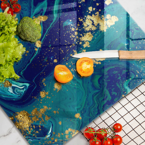 Protector encimera Abstracción con oro