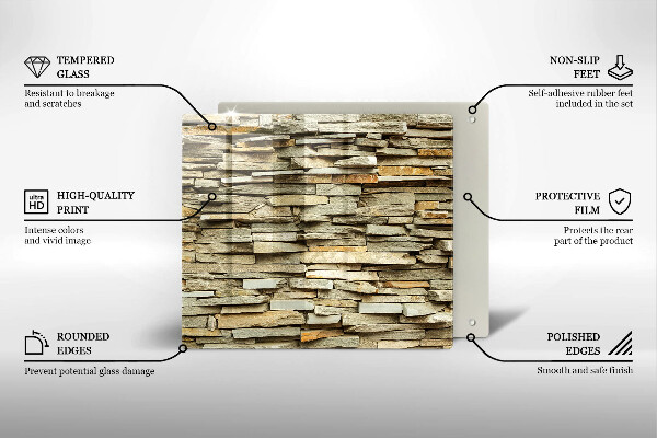 Protector encimera Piedras decorativas