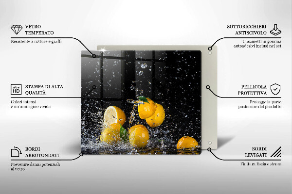 Protector encimera Jugosas frutas de limón
