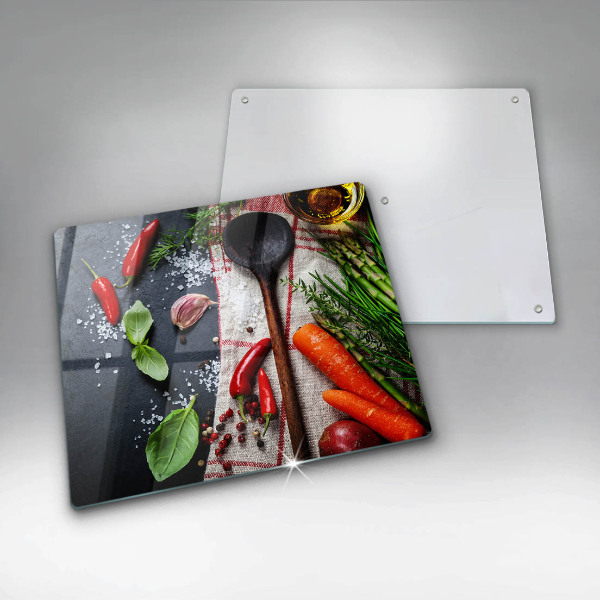 Protector encimera Comida de cocina