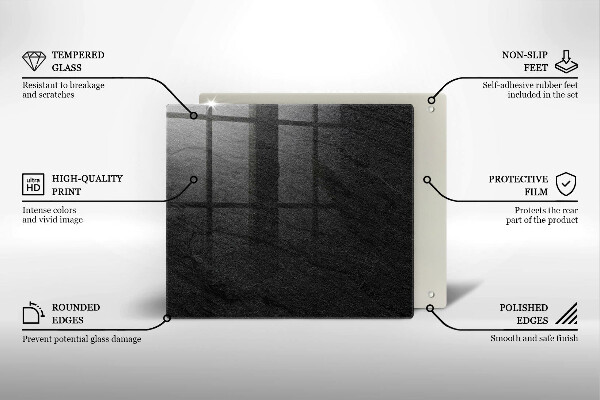 Protector encimera Textura de piedra