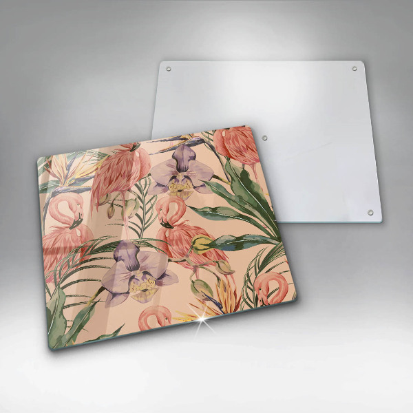 Protector encimera Ilustración de flamencos