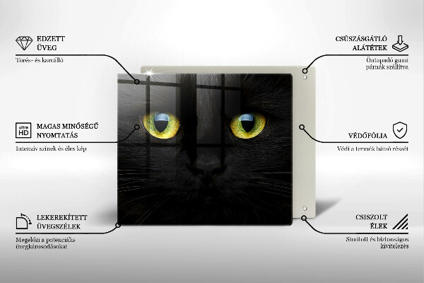 Protector encimera Ojos de gato animales