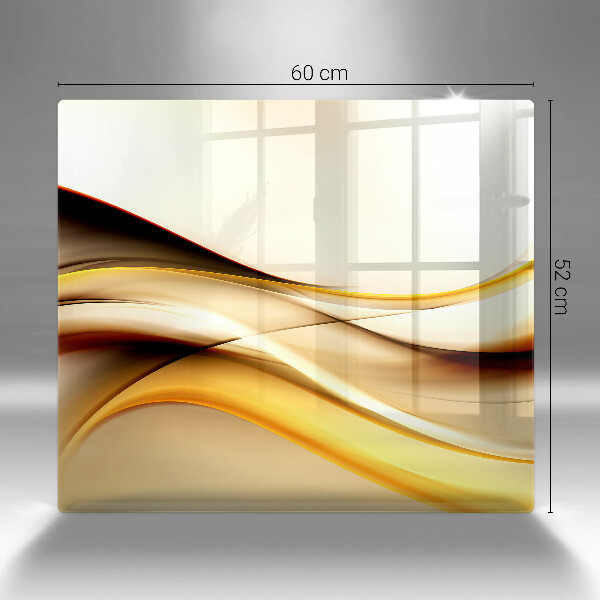 Protector encimera Líneas de humo abstractas