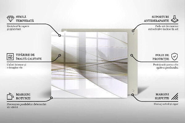 Protector encimera Diseño de líneas abstractas