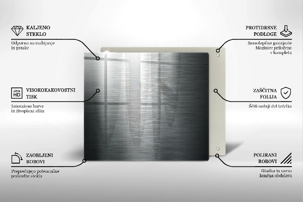 Protector encimera Textura metálica