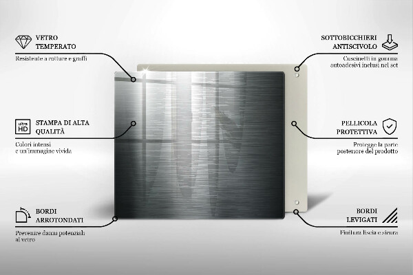 Protector encimera Textura metálica