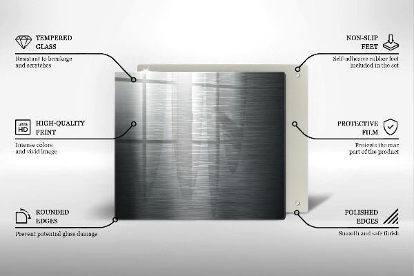 Protector encimera Textura metálica