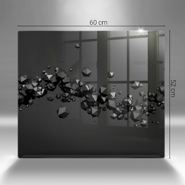 Protector encimera Abstracción de formas 3d