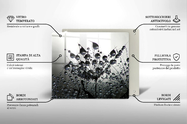Protector encimera Dientes de león y rocío
