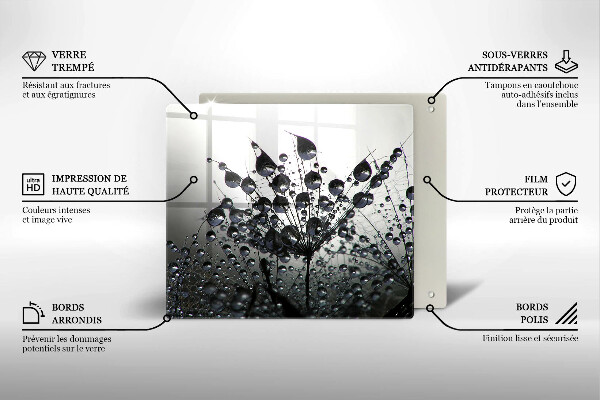 Protector encimera Dientes de león y rocío