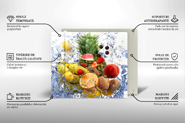 Protector encimera Fruta jugosa y agua