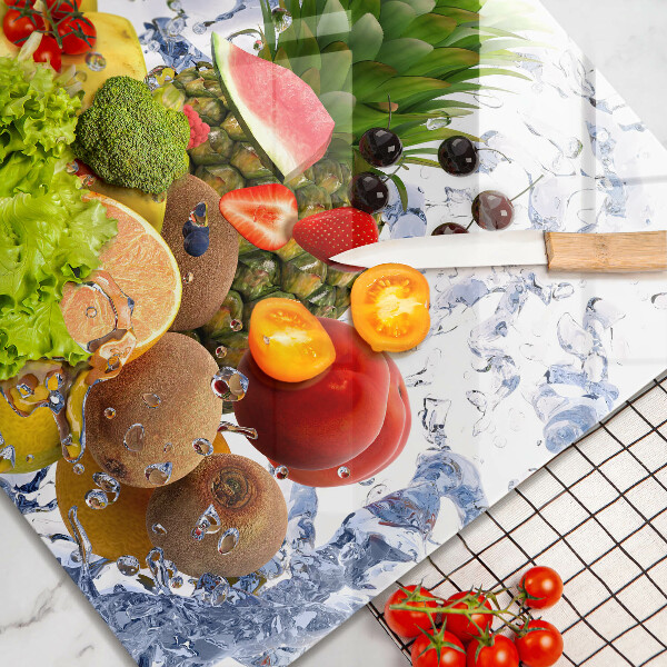 Protector encimera Fruta jugosa y agua