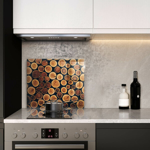 Protector encimera Tocones de árboles de madera