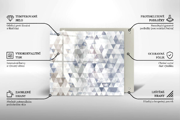 Protector encimera Patrón de triángulos